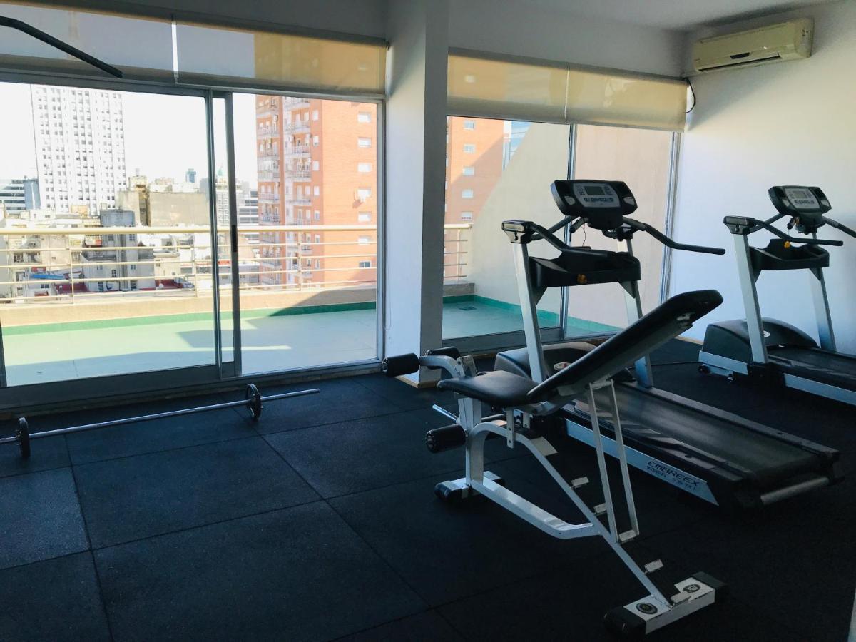 Apartamento Centrico Y Moderno Con Balcon, Piscina, Gimnasio Y Laundry Буенос Айрес Екстериор снимка