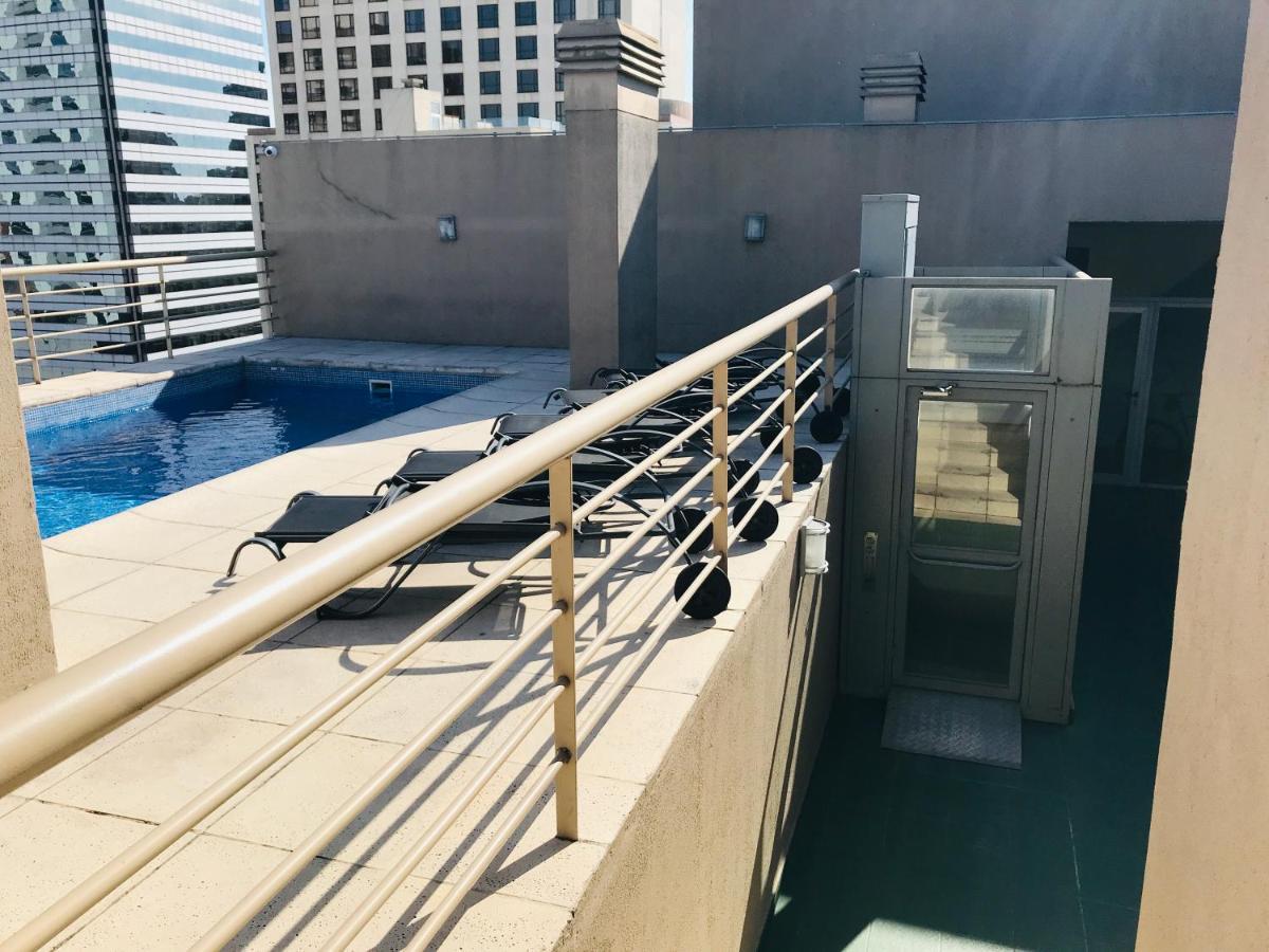 Apartamento Centrico Y Moderno Con Balcon, Piscina, Gimnasio Y Laundry Буенос Айрес Екстериор снимка