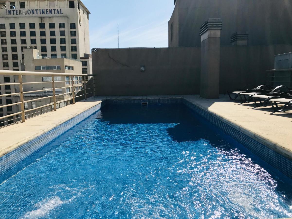 Apartamento Centrico Y Moderno Con Balcon, Piscina, Gimnasio Y Laundry Буенос Айрес Екстериор снимка